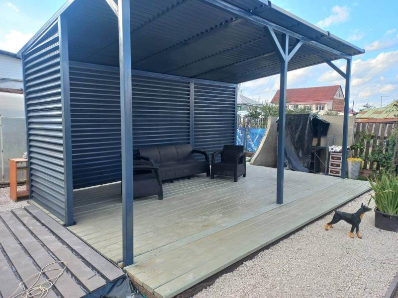 Ламели ЭКО-Z-US усиленные RAL7024/7024 Серый Графит двусторонний полиэстер