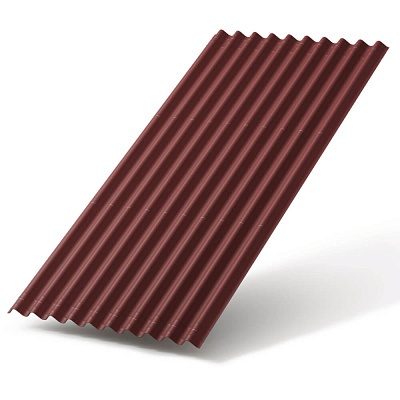 Лист Ондулин SMART красный 1,95х0,96м фото Центр Металлокровли