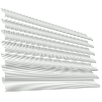 Ламель Еврожалюзи RAL9003/9003 Белый 2-х сторонняя для заборов-жалюзи, беседок, пергол