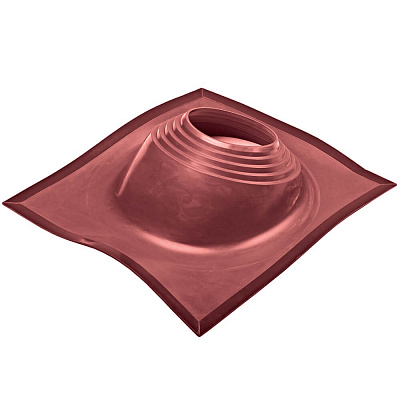 Кровельная проходка угловая (уплотнительная манжета ПРОФИ №3 угловая) 230-360мм красная