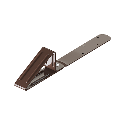 Снегозадержатель (шоколад) ГЧ Дёке фото Центр Металлокровли