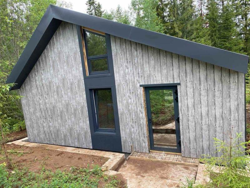 Металлосайдинг ЕВРО-БРУС Светлая Береза SteelArt