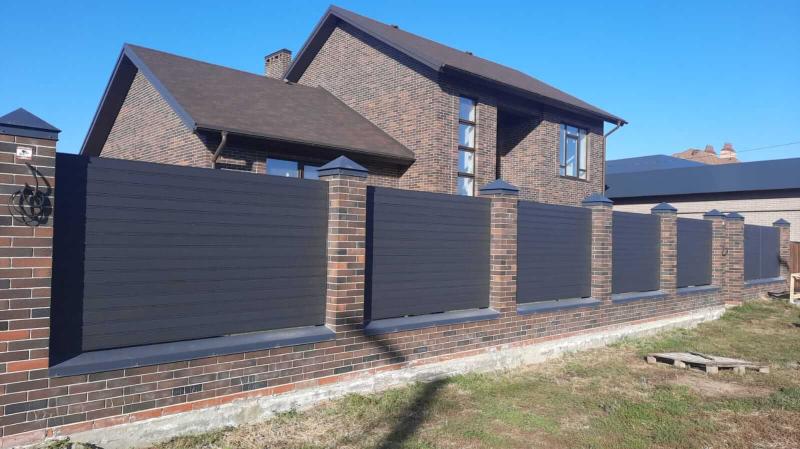 Металлопланкен 46м RAL7024/7024 Серый Графит двусторонний МАТТЕ