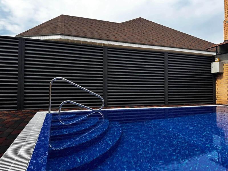 Ламели Еврожалюзи 48м Черное Дерево 3D Принтек