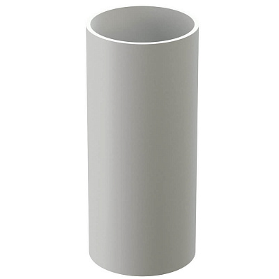 Труба водосточная 1 метр водостока Дёке Premium RAL 9003 Белый Пломбир