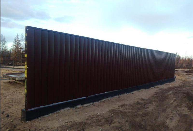 Металлосайдинг Блок-Хаус 43м RAL8017 Шоколад полиэстер