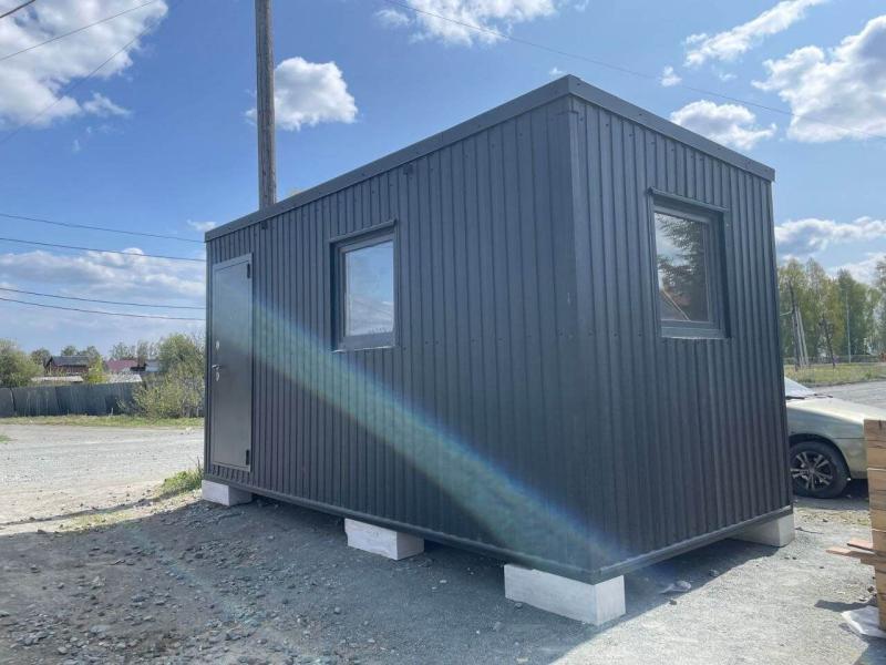 Профнастил С-8 на стенах павильона 110м2