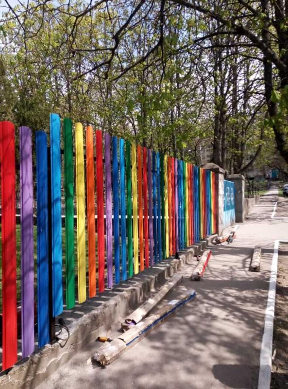 Евроштакетник 73м Нарядный Палисадник Полиэстер