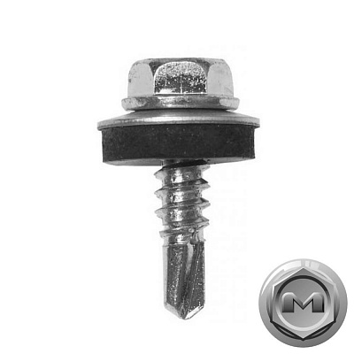 Саморез кровельный DAXMER по металлу Оцинкованный 5,5 19мм