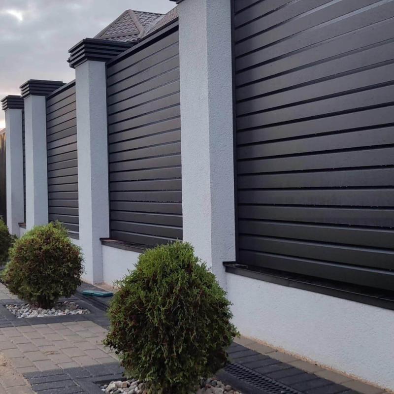 Ламели Хай-Тек 28м RAL9005/9005 Черный двусторонний МАТТЕ