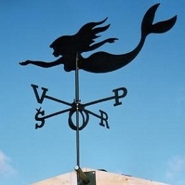 Флюгер Русалка  V - 616 фото Центр Металлокровли