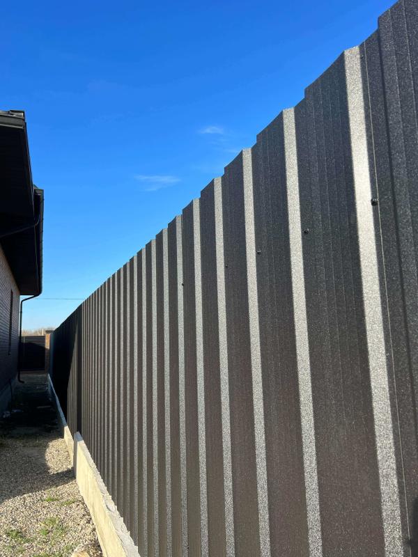 Профнастил НС-21 42м RAL9005/9005 Черный двусторонний МАТТЕ