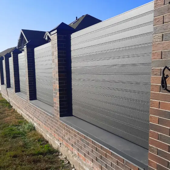 Забор ранчо металло планкен 7024 МАТТЕ Серый Графит матовый