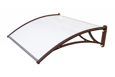 StopRain Козырек молочный (КС-Пбл) (120х93х28) см фото Центр Металлокровли