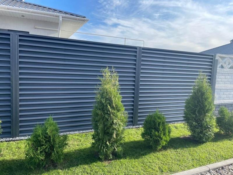 Ламели Еврожалюзи 23м RAL7024 Серый Графит Полиэстер