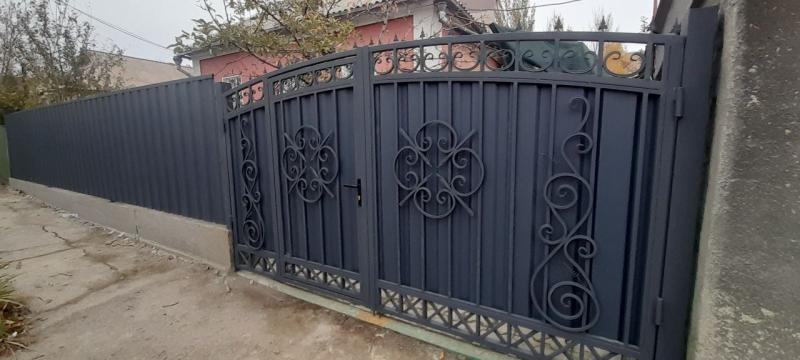 Профнастил НС-21 10м RAL7024 Серый Графит Стальной Бархат