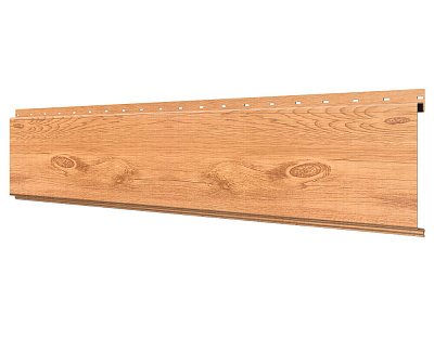 Линеарная потолочно-стеновая панель ГЛАДКАЯ под дерево Клен Светлый 3Д SteelArt Россия