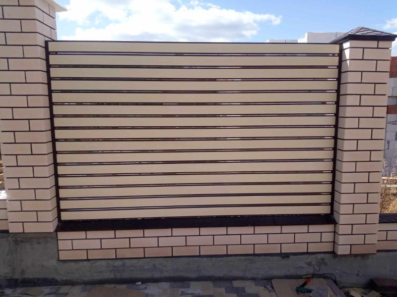 Металлопланкен 41м RAL1015 Слоновая Кость, RAL8017 Шоколад Полиэстер