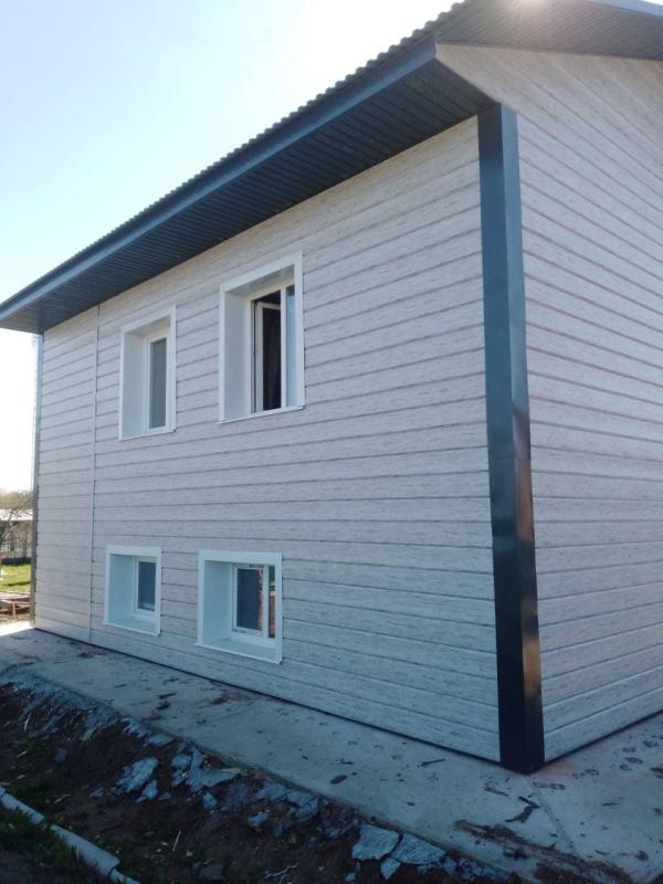 Металлосайдинг ЕВРО-БРУС Беленый Дуб Printech