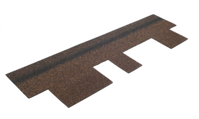 Гибкая черепица Shinglas Классик Румба Мускат фото гонта 2