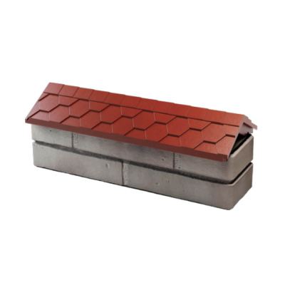 Парапет ZKING EVEREST 180х510х75мм Красный с посадкой на 0.5 кирпича (130мм) 2